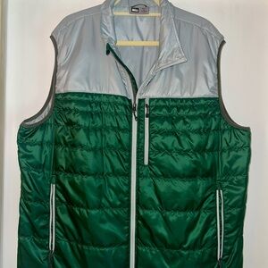 REI Two-Tone Green and Gray Vest